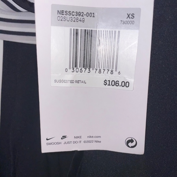 Nike Women's Drape Layered Tankini Swimsuit Top and Bikini 2 Piece Set XS - Picture 7 of 7